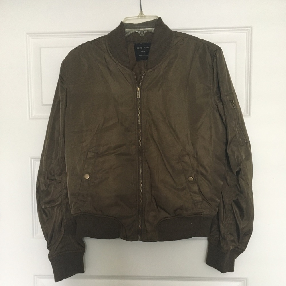 Green Bomber Jacket